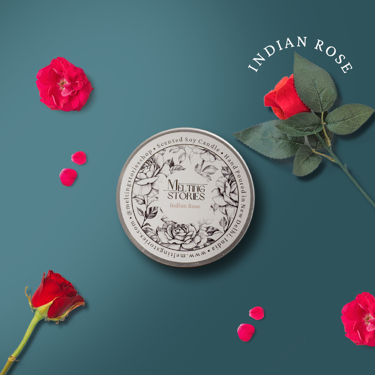 Indian Rose - 2 Wick Scented Soy Candle