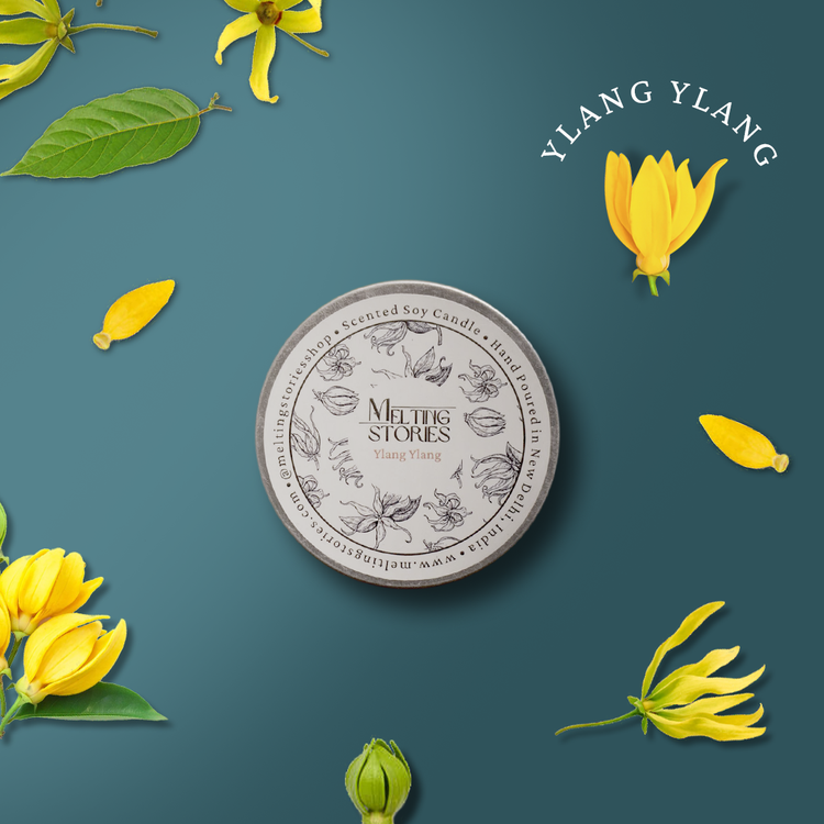 Ylang Ylang- 2 Wick Scented Soy Candle