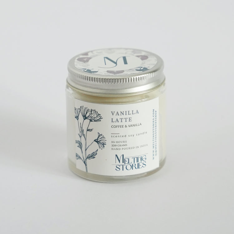 Vanilla Latte - Vanilla Coffee Scented Soy Candle